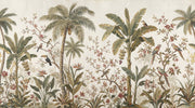 Tropical Birds Wallpaper Vintage Palm Wall Mural design