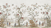 Traditional Nature Wallpaper Serene Asian Wall Mural design