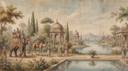 Cultural Landscape Wallpaper Vintage Serene Wall Mural design