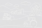 Farm Landscape Wallpaper Tractor Silo Removable Wall Decor design