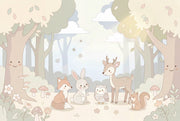 Whimsical Forest Wallpaper Enchanted Woodland Removable Nursery Wall Decor design
