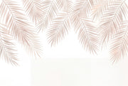 White Background Wallpaper Minimalist Botanical Removable Wall Decor design