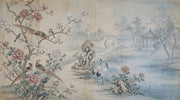 Chinoiserie Floral Wallpaper Birds Asian Wall Mural design