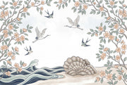 White Background Wallpaper Minimal Removable Neutral Wall Decor design