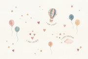 Hot Air Balloon Wallpaper Balloon Airship Removable Wall Decor design