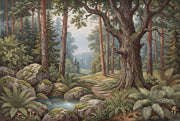 Forest Landscape Wallpaper Woodland Mural Tall Pine Trees Wall Mural design