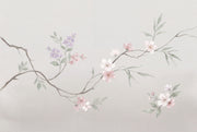 Cherry Blossom Wallpaper Floral Branch Removable Soft Pastel Wall Decor design