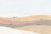 Abstract Landscape Wallpaper Rolling Hills Minimalist Wall Mural design