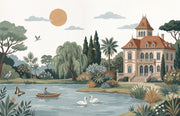 Lake Wallpaper Villa Removable Landscape Wall Decor design