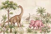 Dinosaurs Wallpaper Prehistoric Nature Removable Wall Decor design