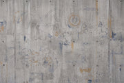 Industrial Concrete Wallpaper Abstract Stencil Gray Distressed Wall Mural design