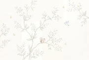 Floral Branches Wallpaper Blossom Tree Birds Removable Wall Decor design