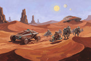 Sci Fi Desert Wallpaper Alien Landscape Sand Dunes Wall Mural design