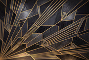 Art Deco Wallpaper Geometric Removable Marbled Texture Wall Decor design
