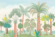 Tropical Wallpaper Palm Trees Botanical Removable Wall Decor design