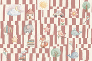 Kids Wallpaper Nursery Whimsical Removable Wall Decor design
