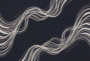 Abstract Pattern Wallpaper Modern Line Art Wall Mural design