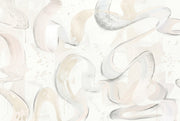 Brushstroke Wallpaper Ribbon Swirls Bright Removable Wall Decor design