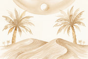 White Background Wallpaper Minimalist Tropical Removable Wall Decor design