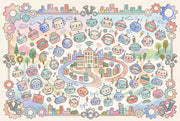 Robots Wallpaper Gears Cityscape Removable Wall Decor design