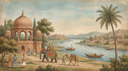 Landscape Wallpaper Vintage Cultural Wall Mural design