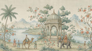Landscape Wallpaper Pavilion Camel Wall Mural design