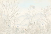 Landscape Mural Wallpaper Blossom Branches Removable Birds Wall Decor design