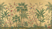 Tropical Wallpaper Floral Birds Removable Wall Decor design
