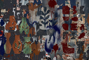 Grunge Texture Wallpaper Urban Patina Distressed Concrete Removable Wall Decor design