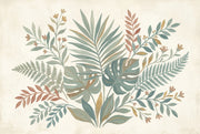 Tropical Leaves Wallpaper Botanical Foliage Wall Mural design