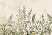 Paper Texture Wallpaper Muted Green Removable Wall Decor design