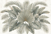 Paper Texture Wallpaper Neutral Botanical Removable Wall Decor design