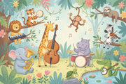 Animals Wallpaper Music Forest Wall Mural design
