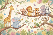 Animals Wallpaper Music Cartoon Wall Mural design