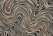Op Art Wallpaper Wavy Stripes Optical Illusion Wall Mural design