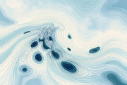 Topographic Lines Wallpaper Contour Map Gradient Removable Wall Decor design