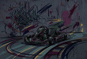 Go Kart Wallpaper Racing Removable Street Art Wall Decor design