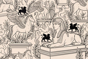 Egyptian Sphinx Wallpaper Mythological Creatures Winged Horse Wall Mural design