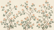 Floral Wallpaper Vintage Roses Wall Mural design