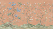 Floral Wallpaper Birds Trees Wall Mural design