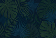 Shades Of Green Wallpaper Tropical Leaves Wall Mural design