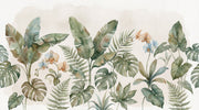 Botanical Wallpaper Tropical Watercolor Wall Mural design
