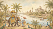Elephant Wallpaper Architecture Indian Wall Mural design