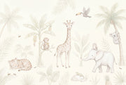 White Background Wallpaper Neutral Minimal Wall Mural design