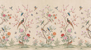 Chinoiserie Floral Wallpaper Birds Nature Wall Mural design