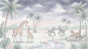 Whimsical Wallpaper Tropical Dreamy Wall Mural design