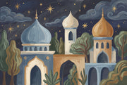 Onion Domes Wallpaper Dark Night Sky Starry Wall Mural design
