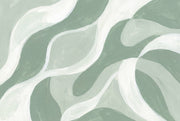 Shades Of Green Wallpaper Modern Abstract Wall Art design