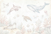 Marine Life Wallpaper Ocean Sea Animals Wall Mural design