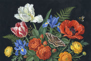 Dark Floral Wallpaper Moody Botanical Romantic Garden Wall Mural design